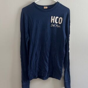 Hollister Navy Blue Long Sleeve Shirt 2